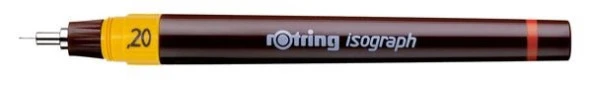 Rotring Isograph Rapido Kalemi 0.20 mm ürün görseli 1