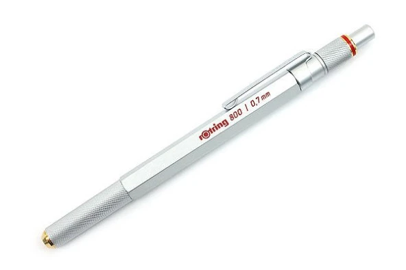 Rotring 800 Mekanik Kurşun Kalem 0.7 mm KROM ürün görseli 1