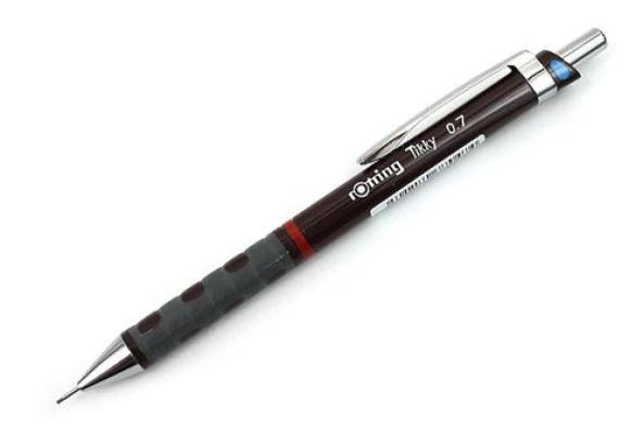 Rotring Tikky Mekanik Kurşun Kalem 0.7 mm BORDO ürün görseli 1