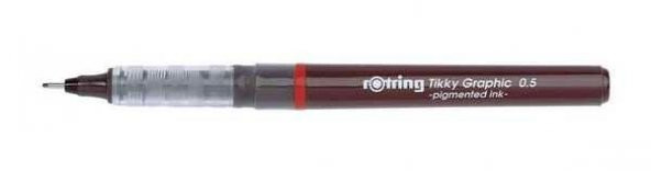 Rotring Tikky Graphic Teknik Çizim Kalemi 0.5 SİYAH ürün görseli 1