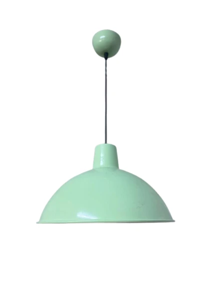 Rsylight Retro Metal Rustik Dekoratif Mint Yeşili Tekli Sarkıt Avize çap:31 cm ürün görseli 1