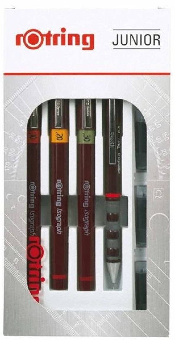Rotring Rapido Junior Set 0.2+0.3+0.5 mm ürün görseli 1