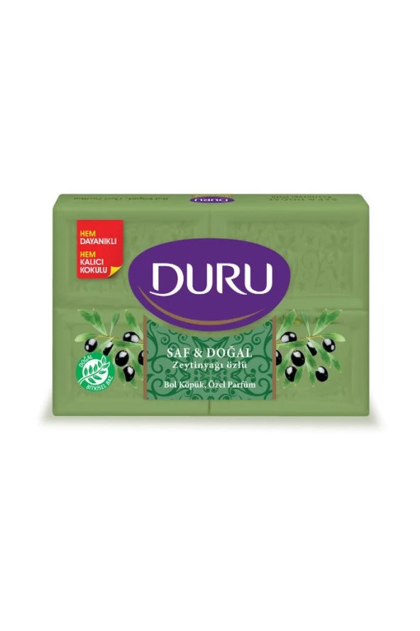 Duru Saf & Doğal Zeytinyağlı Banyo Sabunu 4x150 600 gr ürün görseli 1