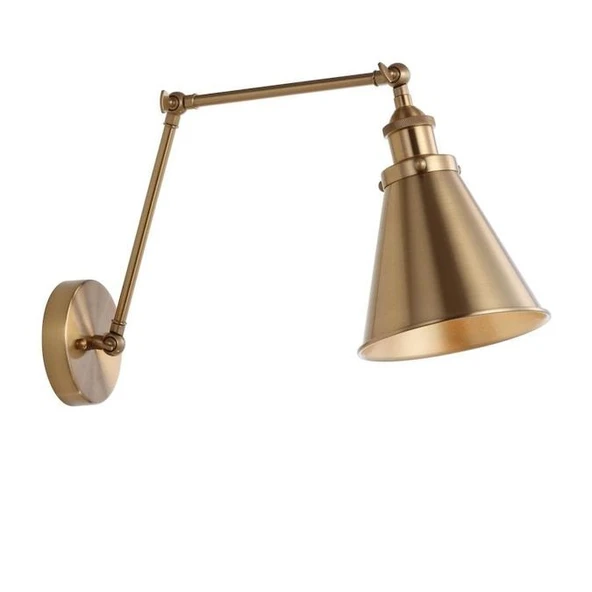 Rsylight Retro Rustik Metal Akrobatik Mafsallı Eskitme Kaplama Dekoratif Duvar Aplik ürün görseli 1