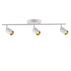 Rsylight Metal Modern 3 Lü Beyaz Led Spot Hareketli Avize Günışığı Ampullü ürün görseli 1