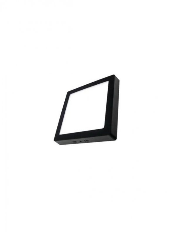 HELİOS SIVA ÜSTÜ 18 W KARE SİYAH KASA PANEL ARMATÜR BEYAZ IŞIK HS1040 ürün görseli 1