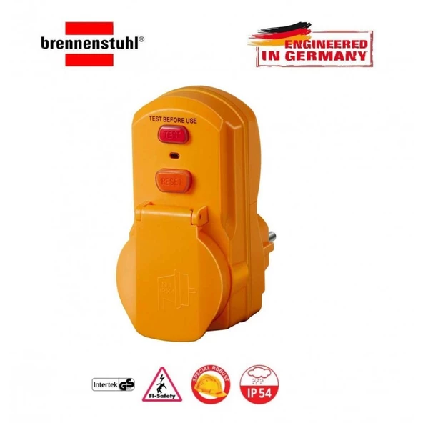 Brennenstuhl 230 Kaçak Akım Sigortalı Priz ürün görseli 1