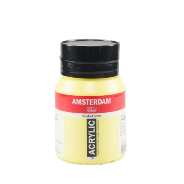 Talens Amsterdam Akrilik Boya 500 ml. 274 Nickel Titanium Yellow ürün görseli 1