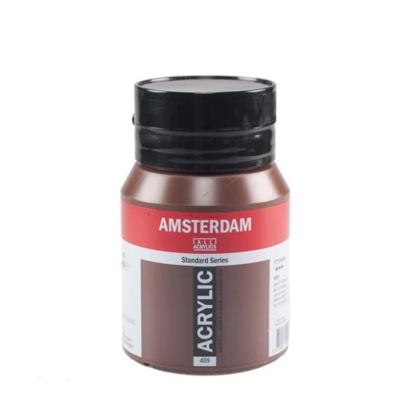 Talens Amsterdam Akrilik Boya 500 ml. 409 Burnt Umber ürün görseli 1
