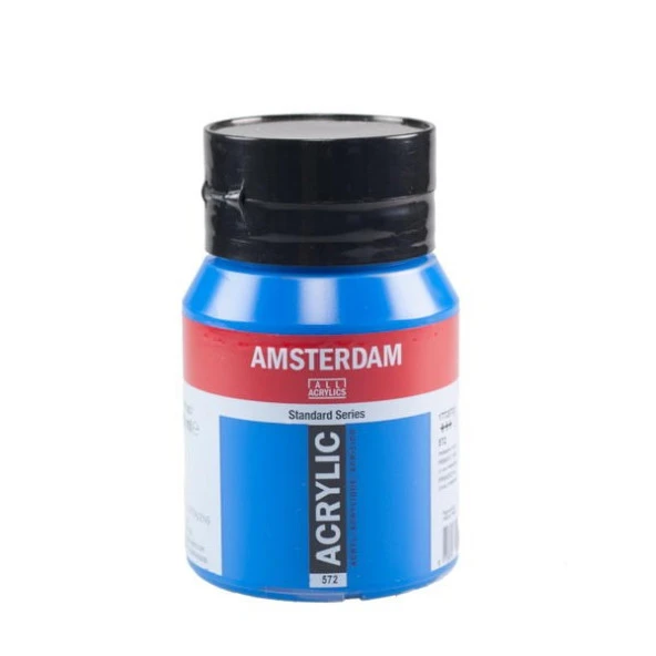 Talens Amsterdam Akrilik Boya 500 ml. 572 Primary Cyan ürün görseli 1