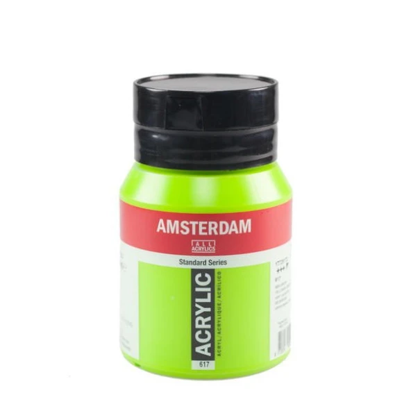 Talens Amsterdam Akrilik Boya 500 ml. 617 Yellowish Green ürün görseli 1