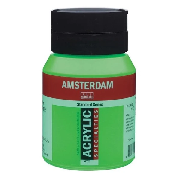 Talens Amsterdam Akrilik Boya 500 ml. 672 Reflex Green ürün görseli 1