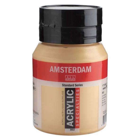 Talens Amsterdam Akrilik Boya 500 ml. 802 Light Gold ürün görseli 1