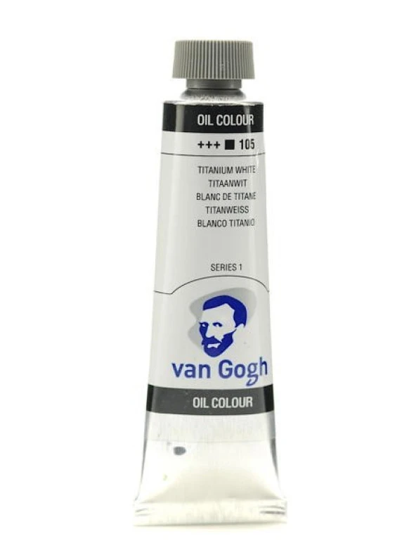Talens Van Gogh Yağlı Boya 40 ml. 105 Titanium White ürün görseli 1
