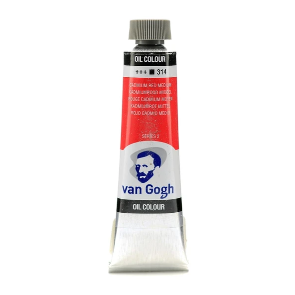 Talens Van Gogh Yağlı Boya 200 ml. 314 Cadmium Red Medium ürün görseli 1