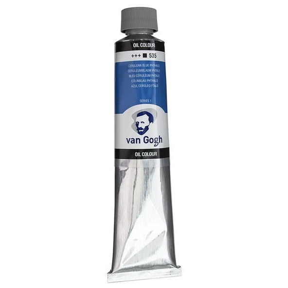 Talens Van Gogh Yağlı Boya 200 ml. 535 Cerulean Blue (Phthalo) ürün görseli 1