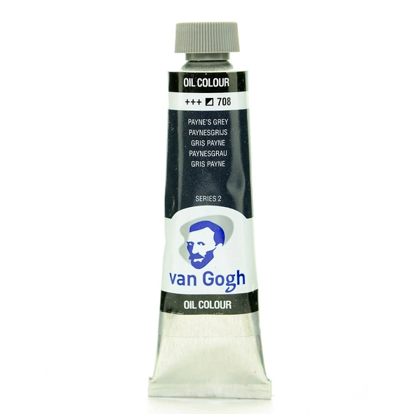 Talens Van Gogh Yağlı Boya 200 ml. 708 Paynes Grey ürün görseli 1