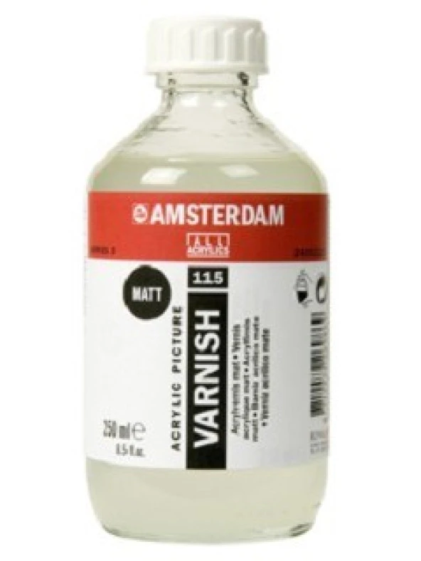 Talens Amsterdam Acrylic Varnish Matt 115 Mat Akrilik Boya Verniği 250 ml. ürün görseli 1