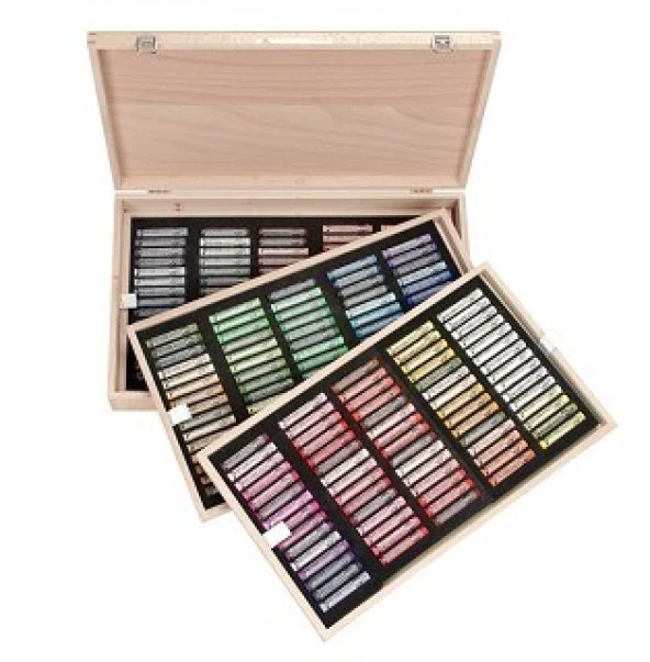 Talens Rembrandt Soft Pastel Boya 225 Renk Tam Boy Ahşap Kutulu Set ürün görseli 1