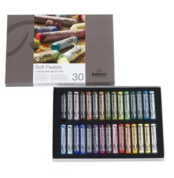 Talens Rembrandt Soft Pastel Boya 30 Renk Tam Boy Manzara ürün görseli 1