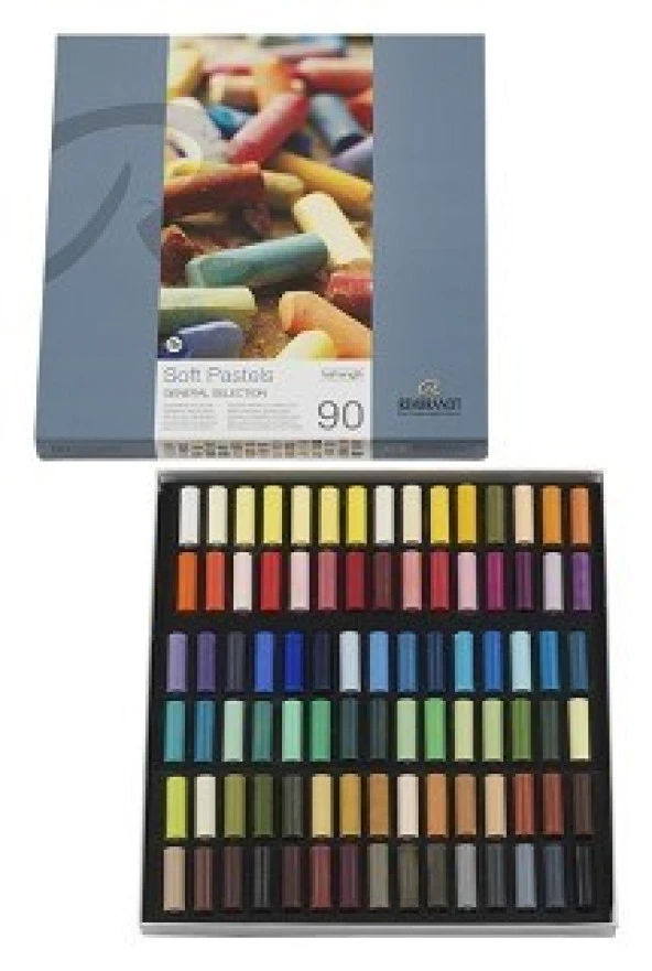 Talens Rembrandt Soft Pastel Boya 90 Renk Yarım Boy ürün görseli 1