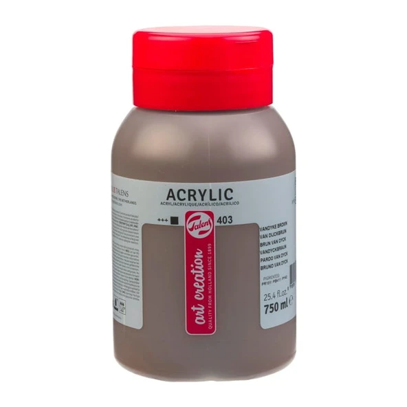Talens Art Creation Akrilik Boya 750 ml. 403 Vandyke Brown ürün görseli 1