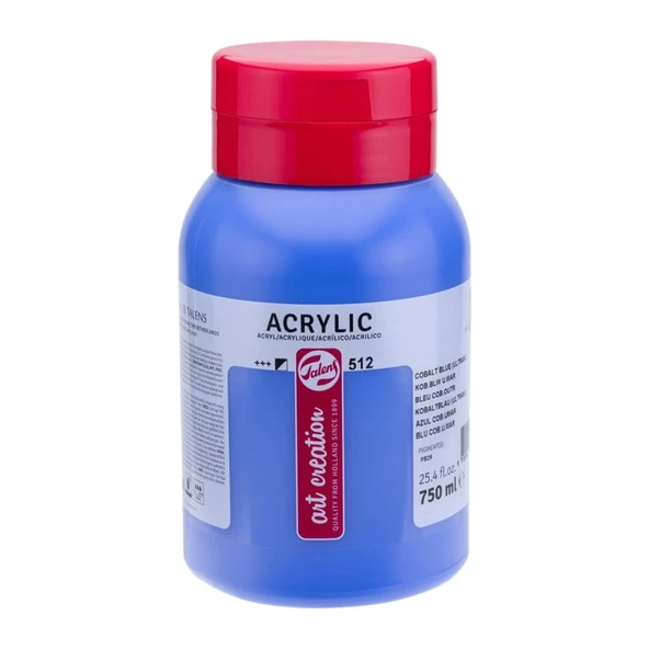 Talens Art Creation Akrilik Boya 750 ml. 512 Cobalt Blue Ultramarine ürün görseli 1