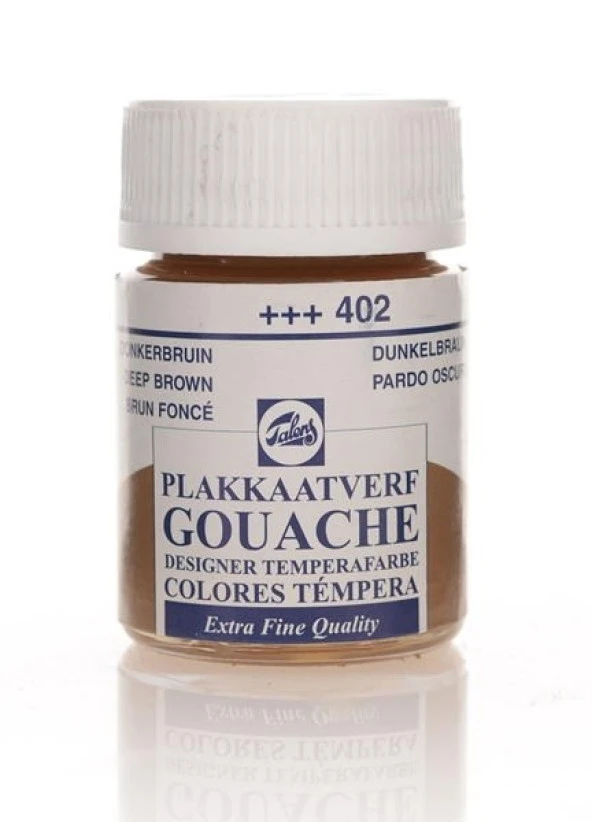 Talens Guaj Boya 402 Deep Brown ürün görseli 1