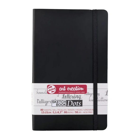 Talens Art Creation Sketchbook Dots Noktalı Eskiz Defteri Yumuşak Kapak 80 gr 13x21 cm 80 yp ürün görseli 1