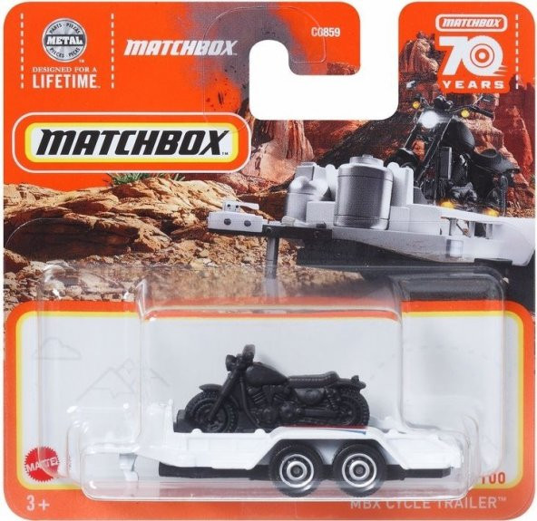 Matchbox Tekli Arabalar Mbx Cycle Trailer HLD27 ürün görseli 1