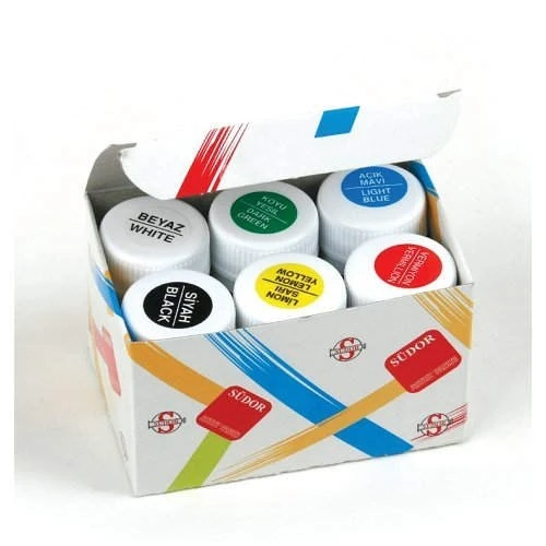 Südor Vitrail Cam Vitray Boyası 6 Renk x 25 ml. ürün görseli 1