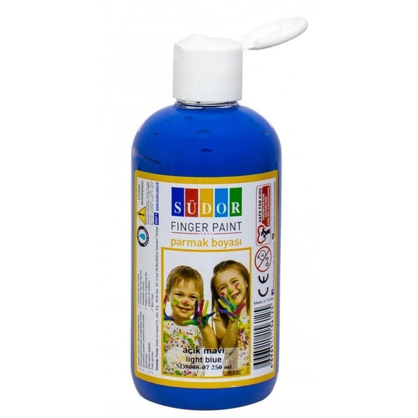 Südor Parmak Boya 250 ml Açık Mavi ürün görseli 1