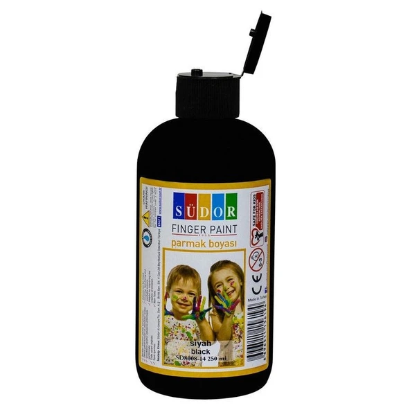 Südor Parmak Boya 250 ml Siyah ürün görseli 1