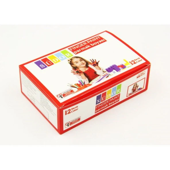 Südor Parmak Boyası 12 Renk x 30 ml ürün görseli 1
