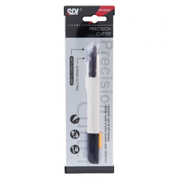 SDI 0443C 30° Açılı Fonksiyonel Kilitlemeli Maket Bıçağı ürün görseli 1