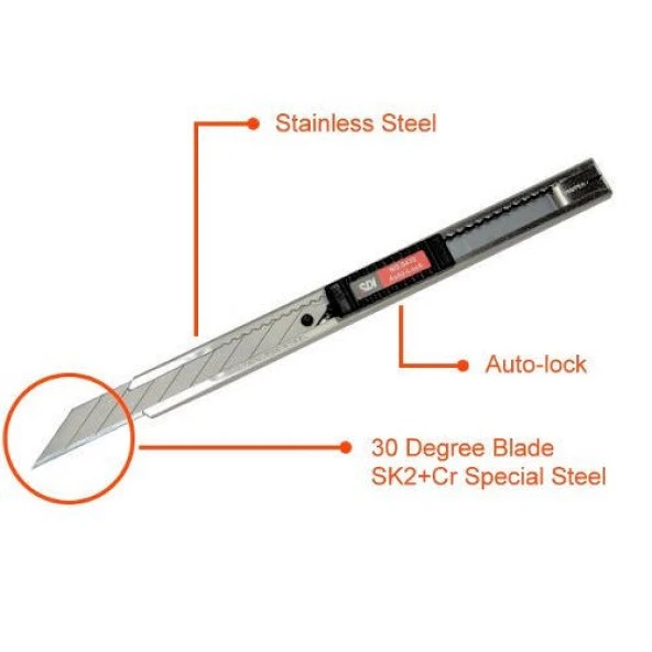 SDI 0439C 30 Derece Açılı Profesyonel Maket Bıçağı ürün görseli 1
