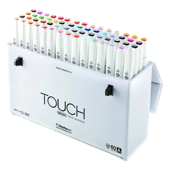 Touch Twin Brush Marker 60 Renk Set A ürün görseli 1