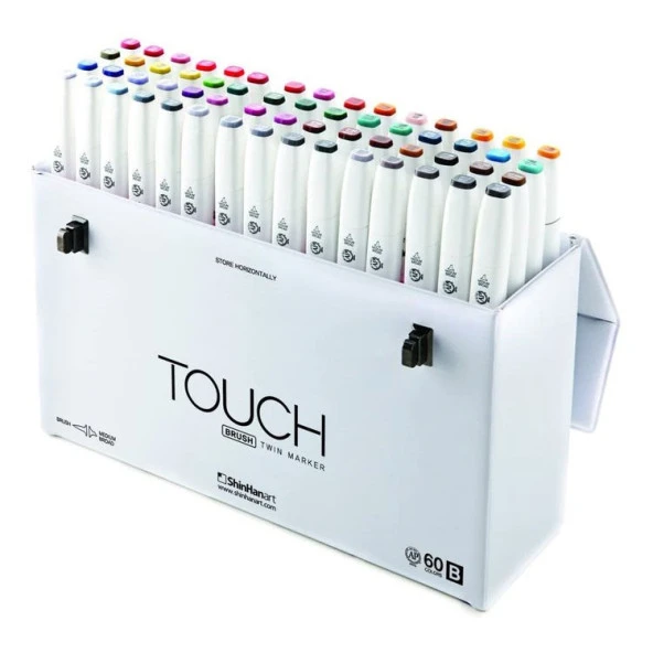 Touch Twin Brush Marker 60 Renk Set B ürün görseli 1
