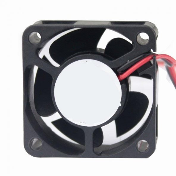40mm x 40mm x 20mm 4 cm fan 12 volt  2 pin ürün görseli 1
