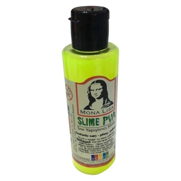 Südor Mona Lisa Slime Jeli 70 ml. FOSFORLU SARI ürün görseli 1