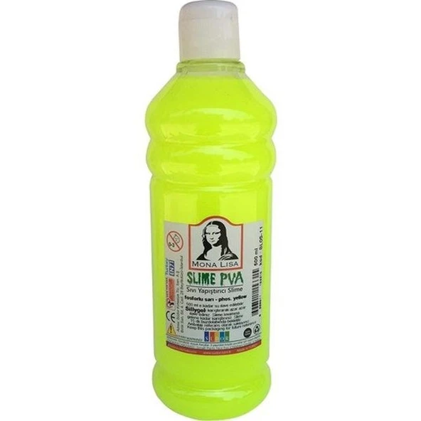 Südor Mona Lisa Slime Jeli 500 ml. FOSFORLU SARI ürün görseli 1