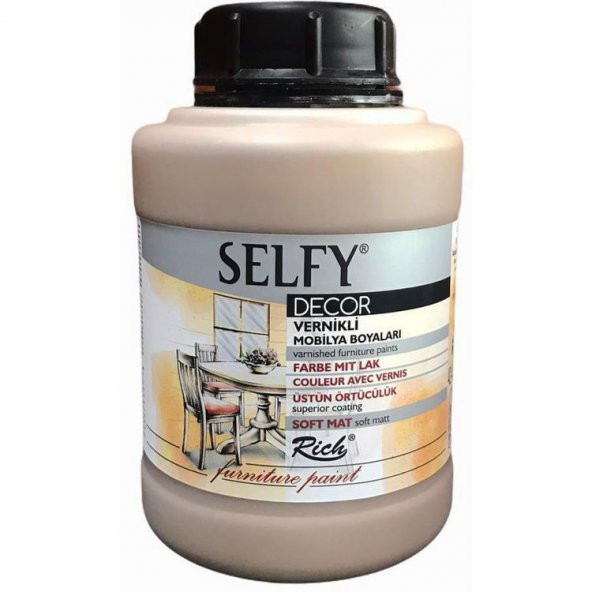Rich Selfy Decor Vernikli Boya 1250 cc 12856 LATTE ürün görseli 1