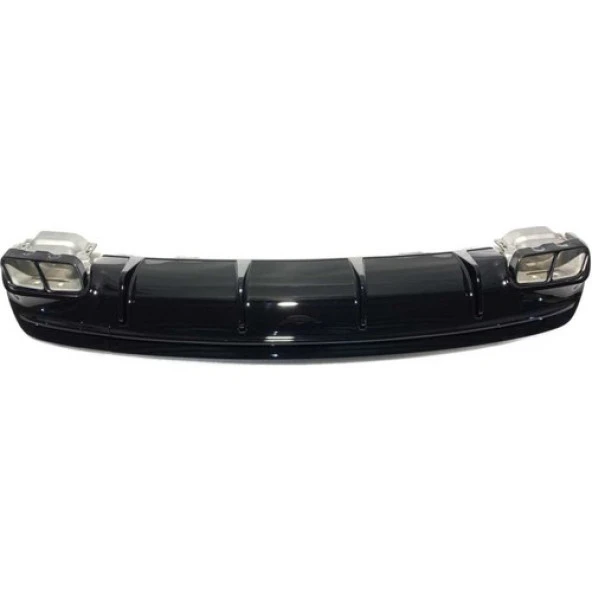 Çmk Mercedes W117 Cla 45 2016-2019 Difüzör Siyah Egzoz Seti ürün görseli 1