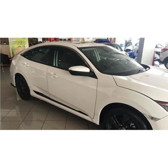 BTG Honda Civic Fc5-Fk7 Uyumlu Siyah Kapı Çıtası ürün görseli 1