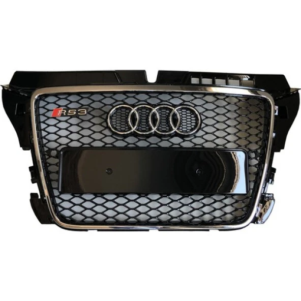 VW Audi A3 8p Rs3 Ön Panjur Krom-Siyah 2008-2012 ürün görseli 1