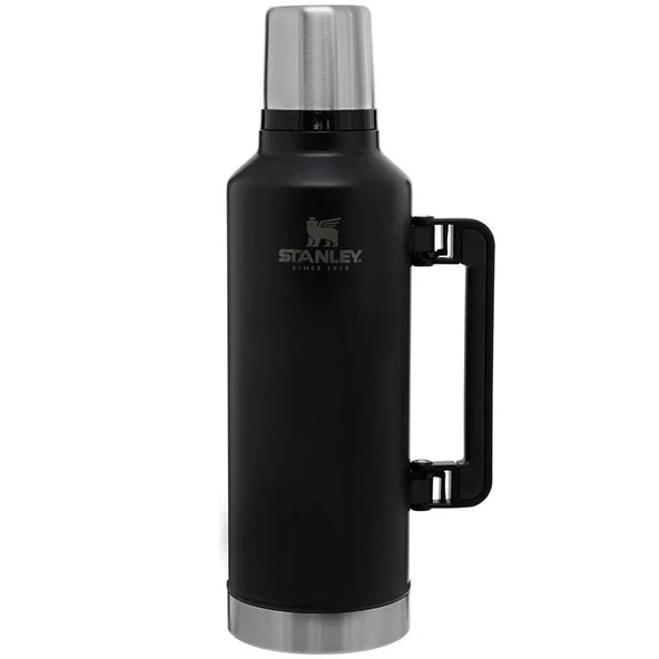 Stanley 10-07935-045 Klasik Vakumlu 2.3 Litre Çelik Termos - Siyah ürün görseli 1
