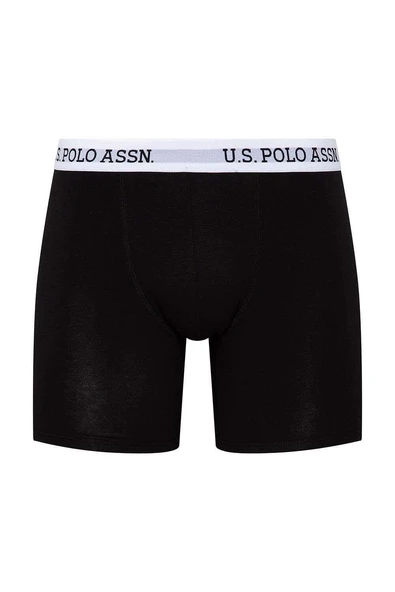 U.S. Polo Assn. Premium Erkek Rahat Terletmez Pamuklu Kutulu Katlanma Yapmaz Uzun Paçalı Boxer ürün görseli 1