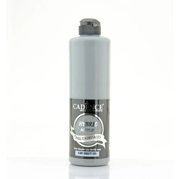 Cadence Hybrid Multisurface Akrilik Boya 500 ml. H-081 GRAFİTİ GRİ ürün görseli 1