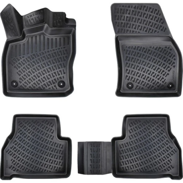 Rizline Volkswagen Tiguan 2019 Sonrası 3D Havuzlu Paspas ürün görseli 1