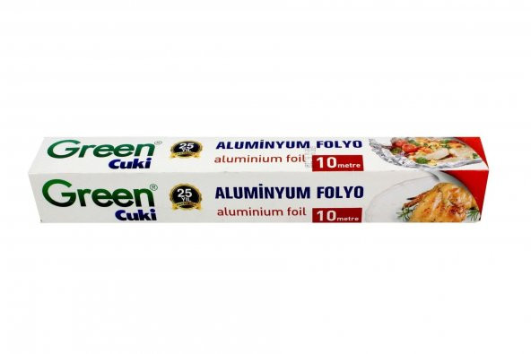 Green Cuki Alüminyum Folyo - 30 Cm. x 10 Metre - 1 Paket ürün görseli 1